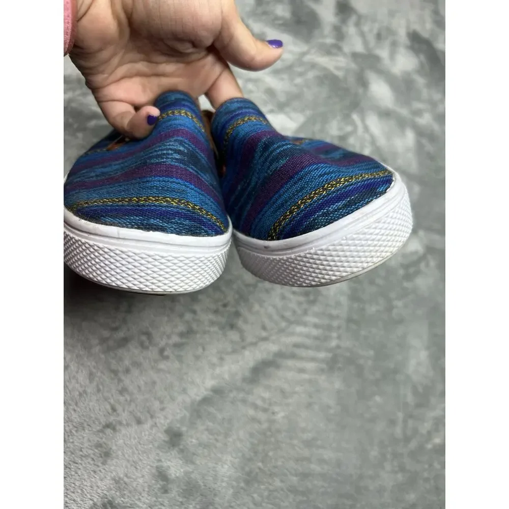 Teysha Midnight‎ Adventure Slip On Aztec Print Sneaker Handwoven Upper Size 38